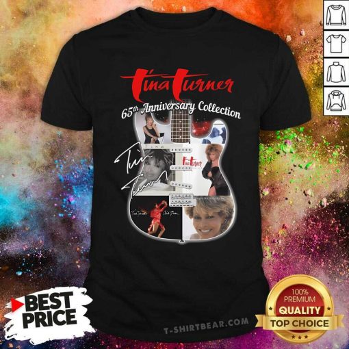 Hot Tina Turner 65th Anniversary Collection Signature T-Shirt