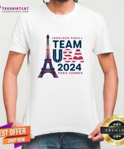 Hot Vintage Team USA 2024 Paris Summer T-Shirt