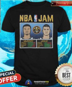 Hot Youth NBA Jam Nuggets Murray And Jokic T-Shirt