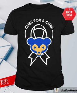 Nice Chicago Cubs For A Cure Logo T-Shirt