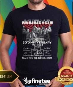 Nice Europe Stadium Tour 2024 Rammstein 30th Anniversary 1994-2024 T-Shirt