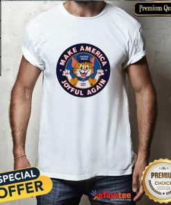 Nice Harris Walz Cat Make America Joyful Again Harris Walz 2024 T-Shirt
