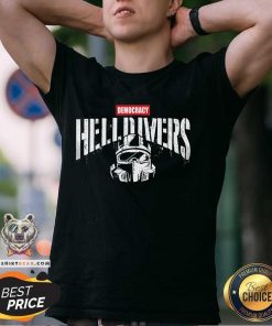 Nice Helldivers Democracy For Super Earth T-Shirt