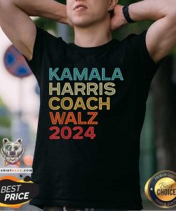 Nice Kamala Harris Coach Walz 2024 Retro T-Shirt
