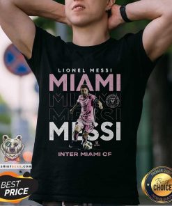 Nice Lionel Messi Inter Miami CF 500 Level Miami T-Shirt