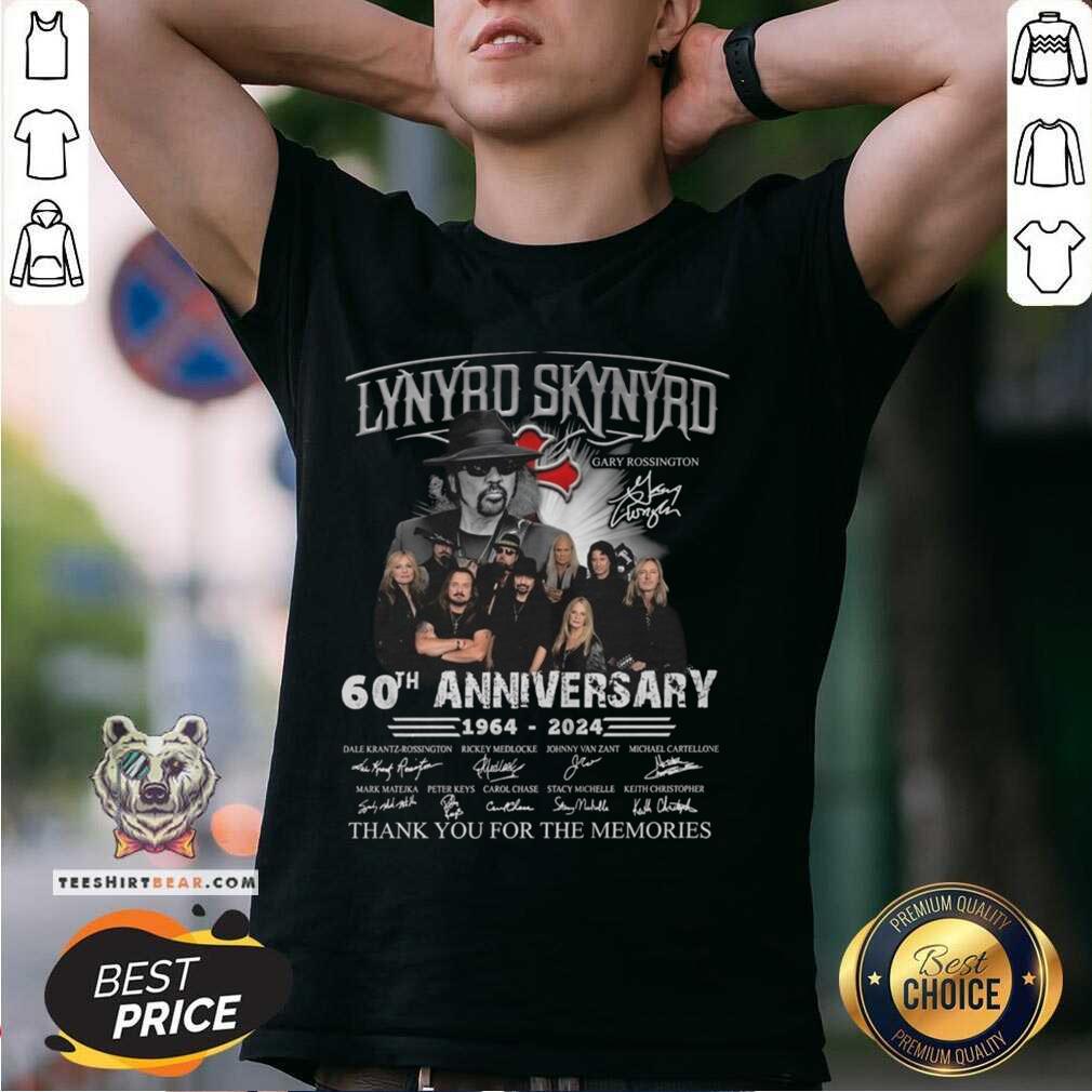 Shirt Nice Lynyrd Skynyrd Gary Rossington 60th Anniversary 1964-2024 T-Shirt