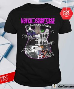 Nice New Kids On The Block 40th Anniversary Collection Signatures T-Shirt