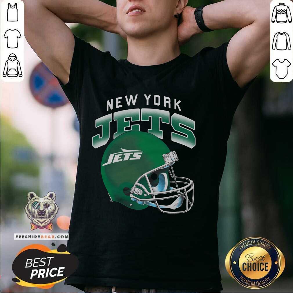 Shirt Nice New York Jets Gradient Helmet T-Shirt
