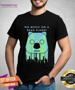 Nice No Music On A Dead Planet The Wombats Black T-Shirt