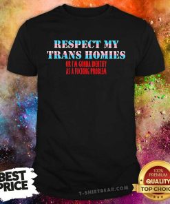 Nice Respect My Trans Homies Or I'm Gonna Identify Classic T-Shirt
