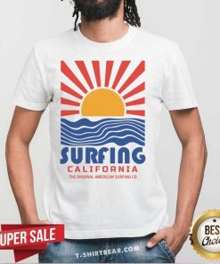 Nice Surfing California The Original American Surfing Co T-Shirt