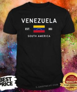 Nice Venezuelan South America Flag T-Shirt
