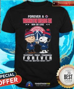 Official A Washington Wizards Fan Yesterday Today Tomorrow Forever T-Shirt