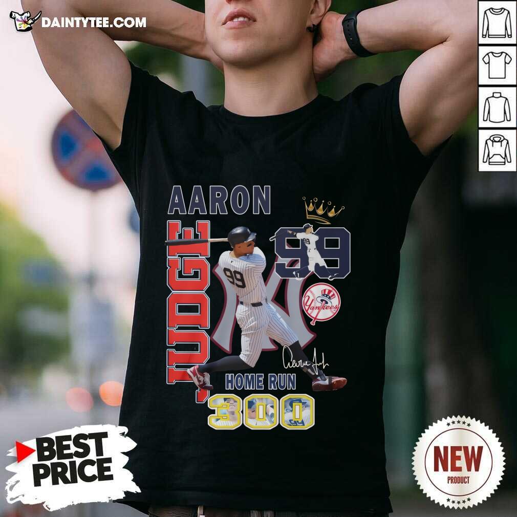 Shirt Official Aaron Judge 99 MLB New York Yankees Home Run 300 T-Shirt