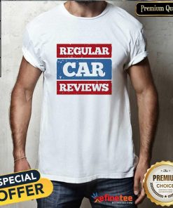 Official Alan Fisher Regular Car Reviews T-Shirt