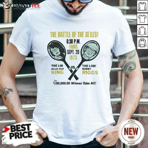 Official Battle Of The Sexes T-Shirt