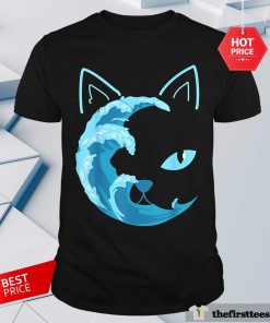 Official Blue Wave Of Cat Ladies Vote For Kamala Harris Support Blue T-Shirt