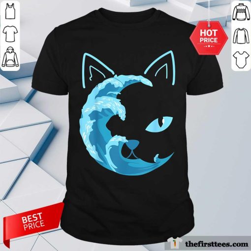 Official Blue Wave Of Cat Ladies Vote For Kamala Harris Support Blue T-Shirt