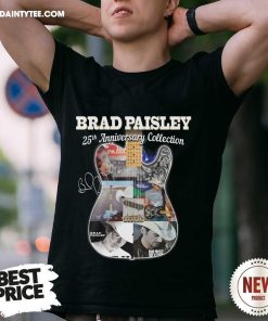 Official Brad Paisley 25th Anniversary Collection Signature T-Shirt