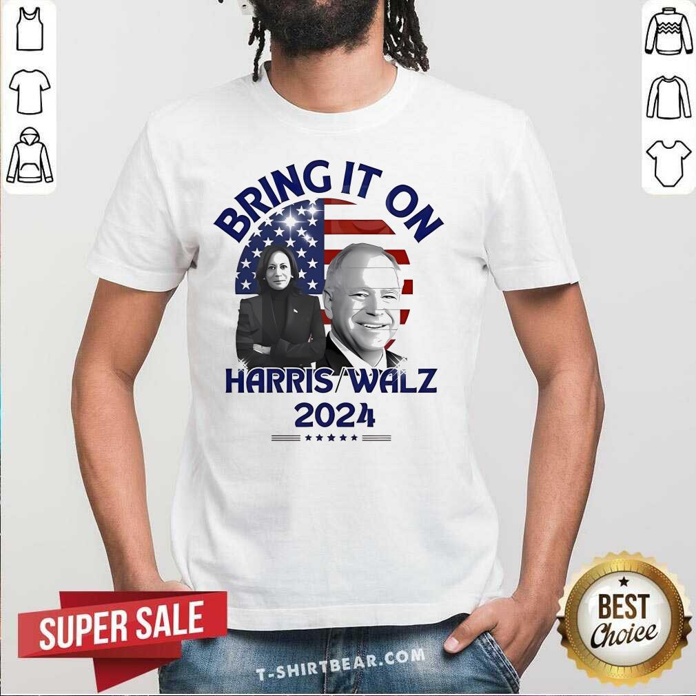 Shirt Official Bring It On Harris Walz 2024 T-Shirt