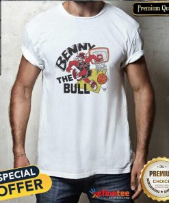 Official Chicago Bulls Benny The Bull Cartoon T-Shirt