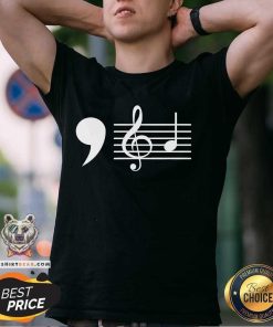 Official Comma La Music Notes Kamala Harris Music Teacher T-Shirt
