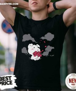 Official Cute Dog Flower Go Slowly T-Shirt