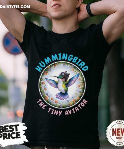 Official Cute Hummingbird Aviator For Hummingbird Lovers T-Shirt