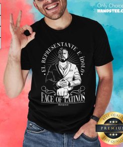 Official El Idolo Andrade Face Of Latinos T-Shirt