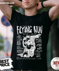 Official Flying Nun 1980s Print Advert T-Shirt
