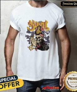 Official Ghost Franchise Club Papa Emeritus Prayer T-Shirt