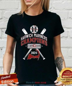Official Harwich Mariners Cape Cod Baseball League Champions 2024 Ladies-tee