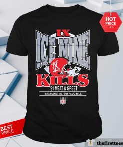Official Ice Nine Kills IX ’91 Meat And Greet Starling Vs Buffalo Bill NFL T-Shirt