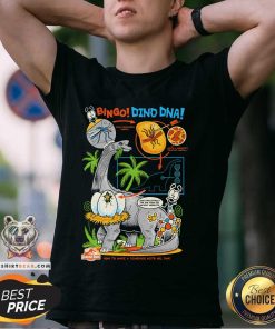 Official Jurassic Park Bingo Dino Dna T-Shirt