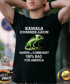 Official Kamala Commie Leon Harris Communist 100% Bad For America T-Shirt