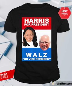 Official Kamala Harris Tim Walz 2024 Harris Walz President Elections T-Shirt