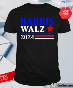 Official Kamala Harris Tim Walz Election Democrat USA 2024 T-Shirt