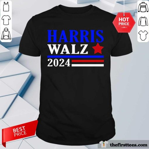 Official Kamala Harris Tim Walz Election Democrat USA 2024 T-Shirt
