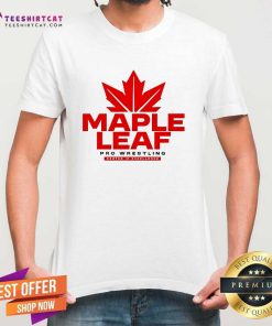 Official Maple Leaf Pro Wrestling Maple Leaf T-Shirt