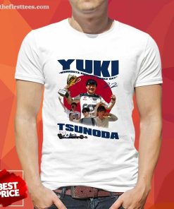 Official Nicole Piastri Wearing Yuki Tsunoda T-Shirt