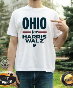 Official Ohio Democrats Ohio For Harris Walz T-Shirt