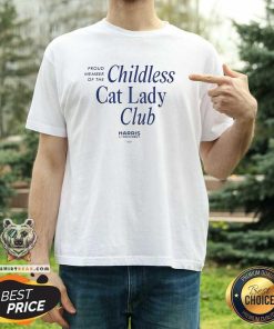 Official Proud Member Of The Childless Cat Lady Club T-Shirt