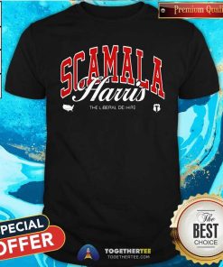 Official Scamala Harris The Liberal Dei Hire T-Shirt