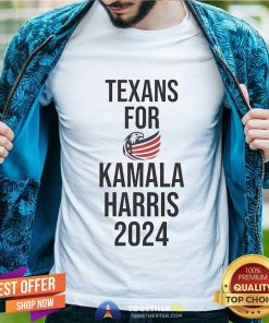 Official Texans For Kamala Harris 2024 T-Shirt