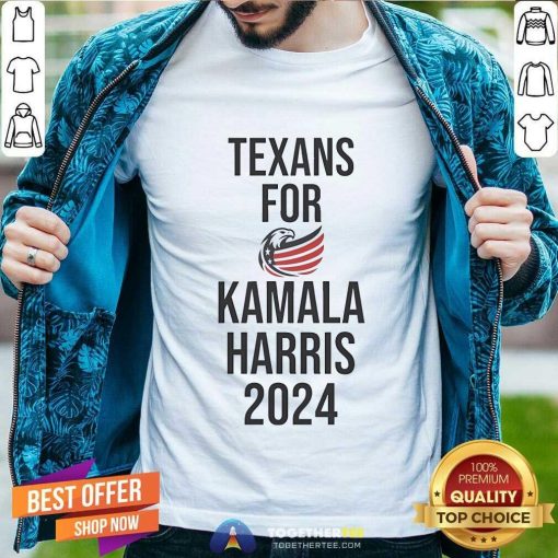 Official Texans For Kamala Harris 2024 T-Shirt