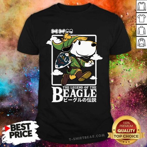 Official The Legend Of The Beagle Link Snoopy T-Shirt