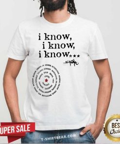 Official Travis Scott Utopia I Know Europe Tour 2024 T-Shirt