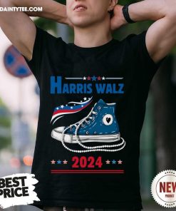 Original Chucks And Pearls Kamala Harris Walz 2024 T-Shirt