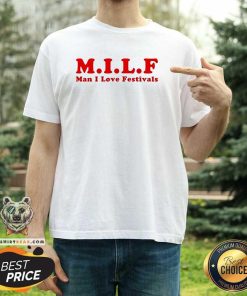 Original Milk Man I Love Festivals T-Shirt
