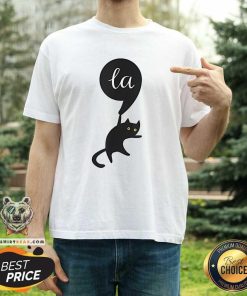 Premium Cat Comma La Kamala Harris For President 2024 Election T-Shirt